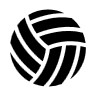 Ein Volleyball.