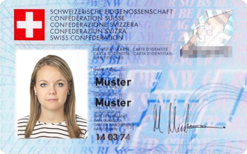 Bild einer Muster ID-Karte